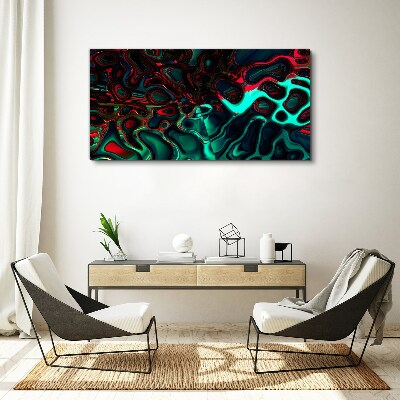 Tablou canvas Valuri de culoare abstracte