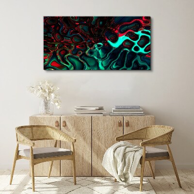 Tablou canvas Valuri de culoare abstracte