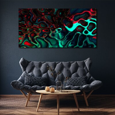 Tablou canvas Valuri de culoare abstracte