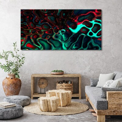 Tablou canvas Valuri de culoare abstracte