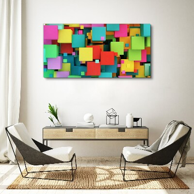 Tablou canvas Compoziții geometrice colorate