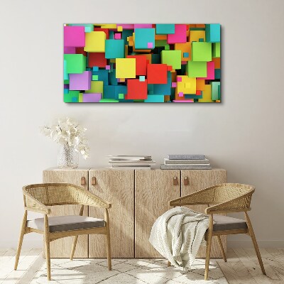 Tablou canvas Compoziții geometrice colorate