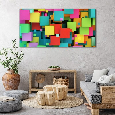 Tablou canvas Compoziții geometrice colorate