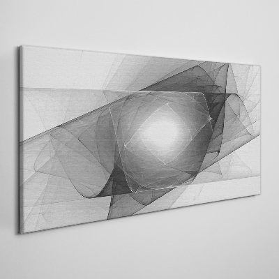 Tablou canvas Compozitie abstracta in nuante de gri
