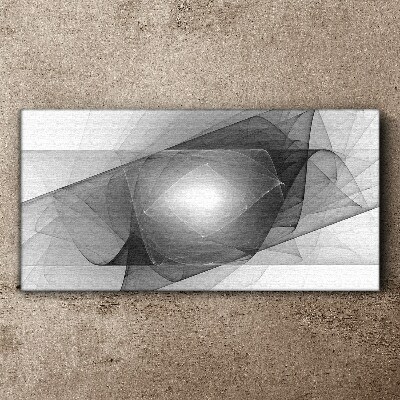 Tablou canvas Compozitie abstracta in nuante de gri