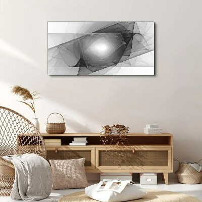 Tablou canvas Compozitie abstracta in nuante de gri