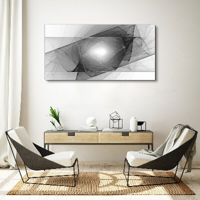 Tablou canvas Compozitie abstracta in nuante de gri