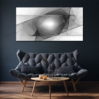 Tablou canvas Compozitie abstracta in nuante de gri