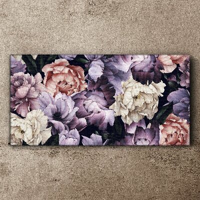 Tablou canvas Aranjament floral in nuante pastelate