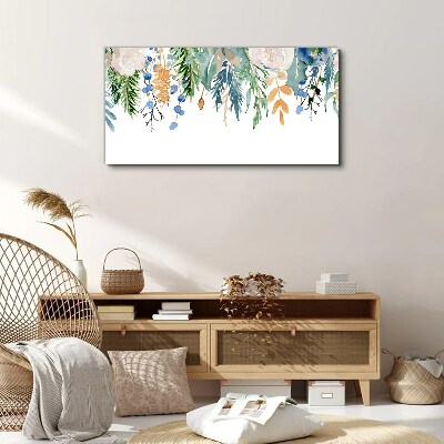 Tablou canvas Peisaj floral în acuarelă