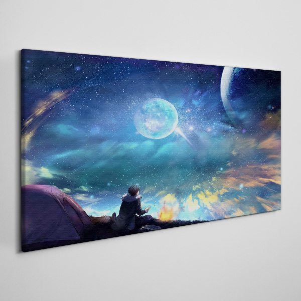 Tablou canvas Noapte cosmică sub stele