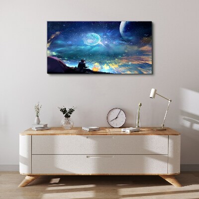 Tablou canvas Noapte cosmică sub stele