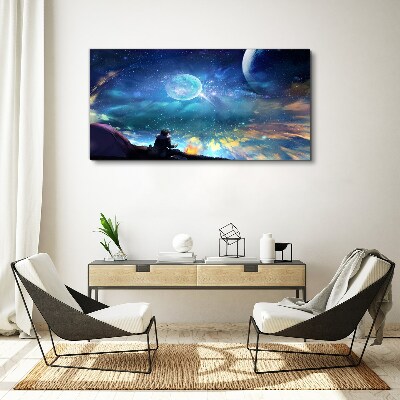Tablou canvas Noapte cosmică sub stele