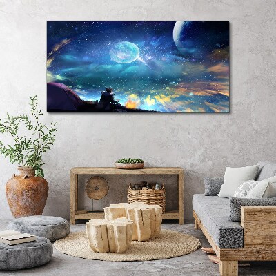 Tablou canvas Noapte cosmică sub stele