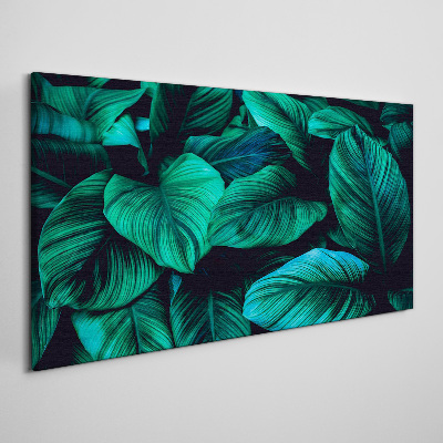 Tablou canvas Frunze tropicale verzi