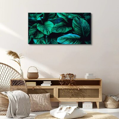 Tablou canvas Frunze tropicale verzi