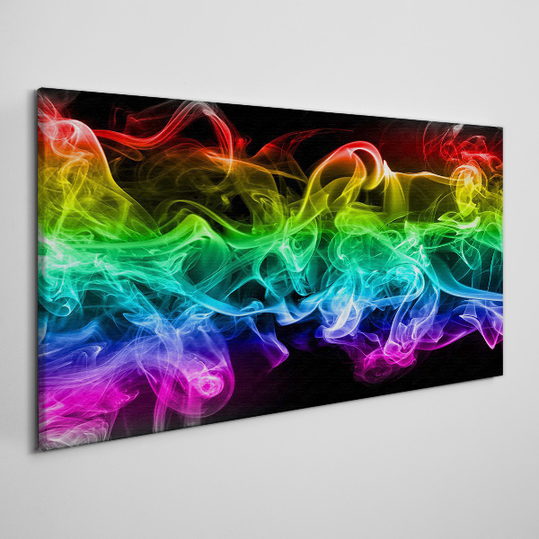 Tablou canvas Urme colorate de fum