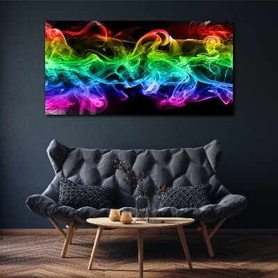Tablou canvas Urme colorate de fum