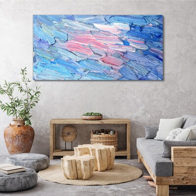 Tablou canvas Valuri pastelate