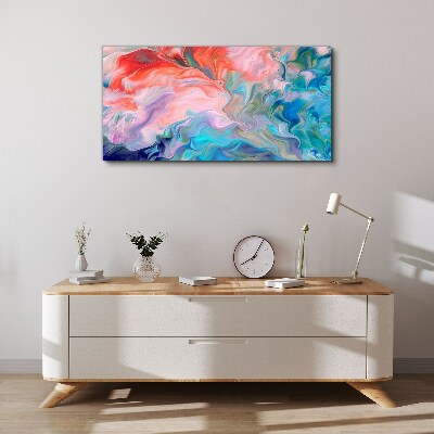 Tablou canvas Vârtejuri de culoare oceanică