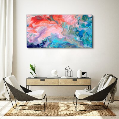 Tablou canvas Vârtejuri de culoare oceanică
