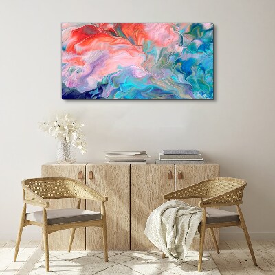 Tablou canvas Vârtejuri de culoare oceanică