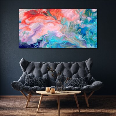 Tablou canvas Vârtejuri de culoare oceanică