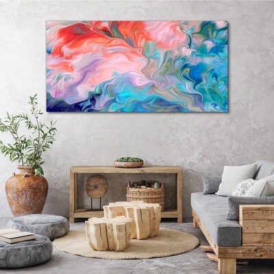 Tablou canvas Vârtejuri de culoare oceanică