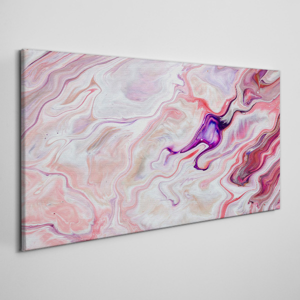 Tablou canvas Valuri roz de abstractie