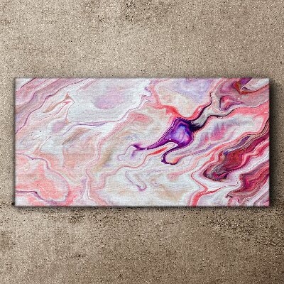 Tablou canvas Valuri roz de abstractie