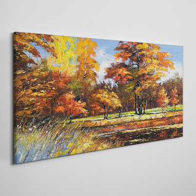Tablou canvas Toamnă de aur în parc