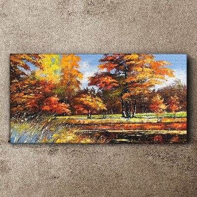 Tablou canvas Toamnă de aur în parc