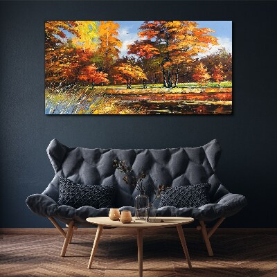 Tablou canvas Toamnă de aur în parc