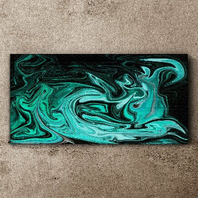 Tablou canvas Turcoaz vârtej de abstractizare