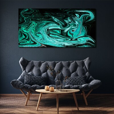 Tablou canvas Turcoaz vârtej de abstractizare