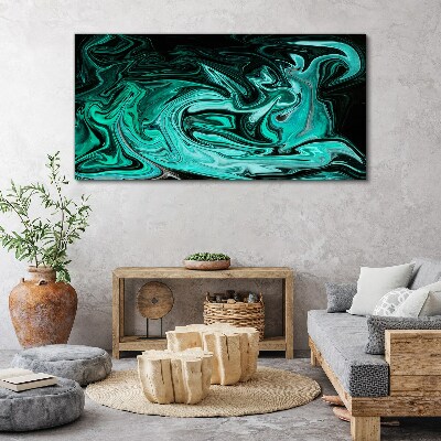 Tablou canvas Turcoaz vârtej de abstractizare