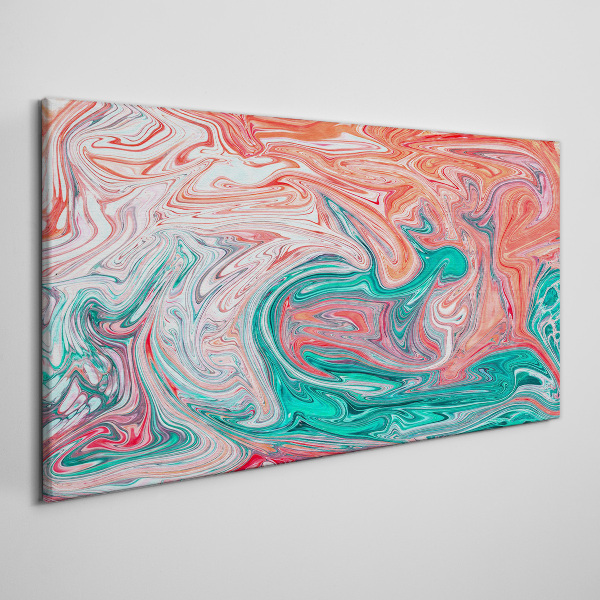 Tablou canvas Vârtejuri colorate de abstractizare