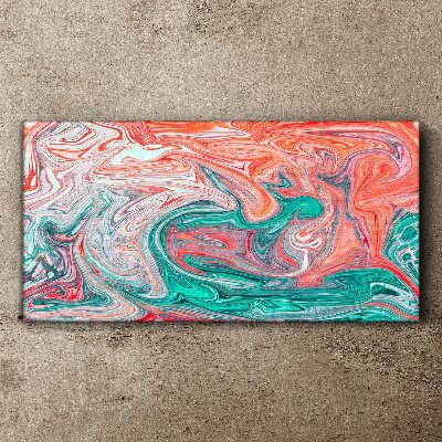 Tablou canvas Vârtejuri colorate de abstractizare
