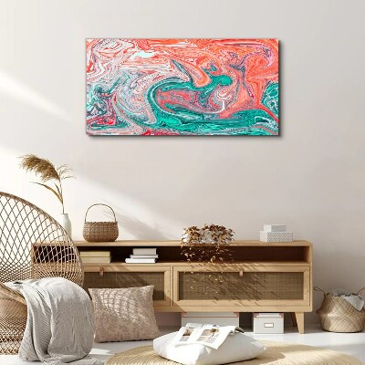 Tablou canvas Vârtejuri colorate de abstractizare