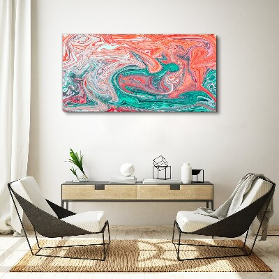 Tablou canvas Vârtejuri colorate de abstractizare