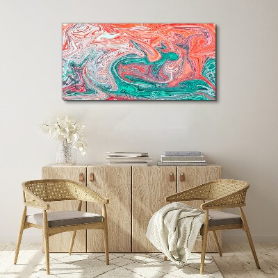 Tablou canvas Vârtejuri colorate de abstractizare