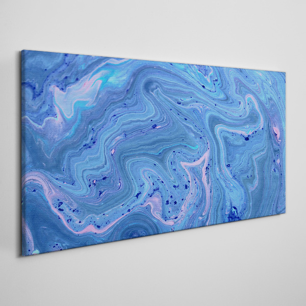 Tablou canvas Valuri oceanice de marmură albastră