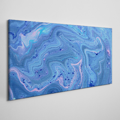 Tablou canvas Valuri oceanice de marmură albastră