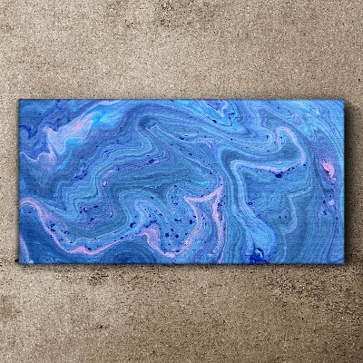 Tablou canvas Valuri oceanice de marmură albastră
