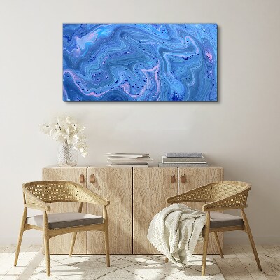 Tablou canvas Valuri oceanice de marmură albastră