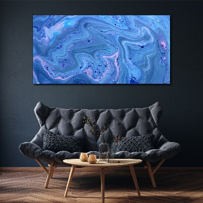 Tablou canvas Valuri oceanice de marmură albastră