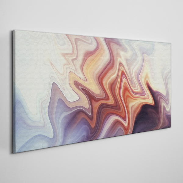 Tablou canvas Valuri de abstractizare colorată