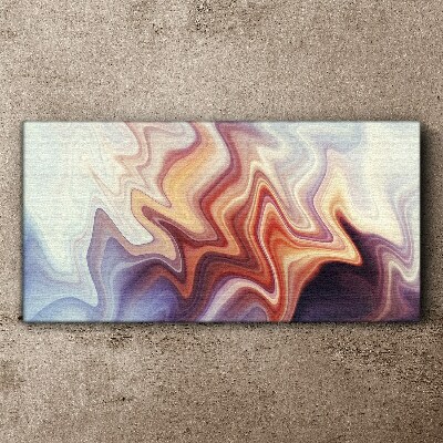 Tablou canvas Valuri de abstractizare colorată