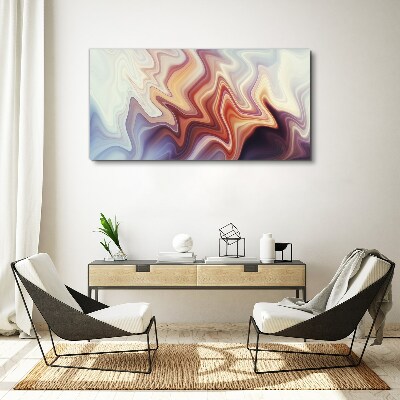 Tablou canvas Valuri de abstractizare colorată