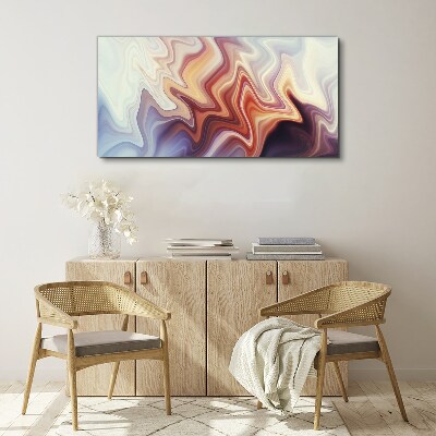 Tablou canvas Valuri de abstractizare colorată